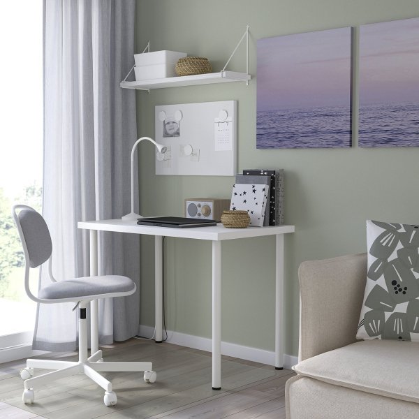 Tabrix Table, white, 100x60 cm - Image 2