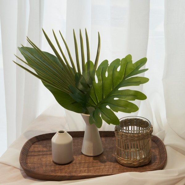 Artificial leaf, in/outdoor/tropical plant bouquet, 39 cm - Image 2