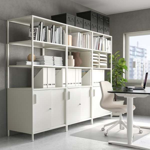 Modulyn Cabinet combination, white, 240x180 cm - Image 2