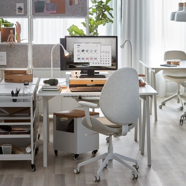 Writta Plus Desk, white, 120x70 cm - Image 2